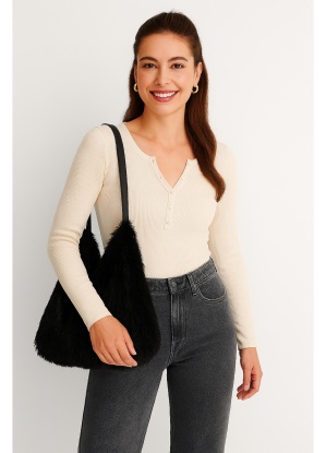Accessories By Park Lane Boho Faux Fur Bag - Suzanne Charles